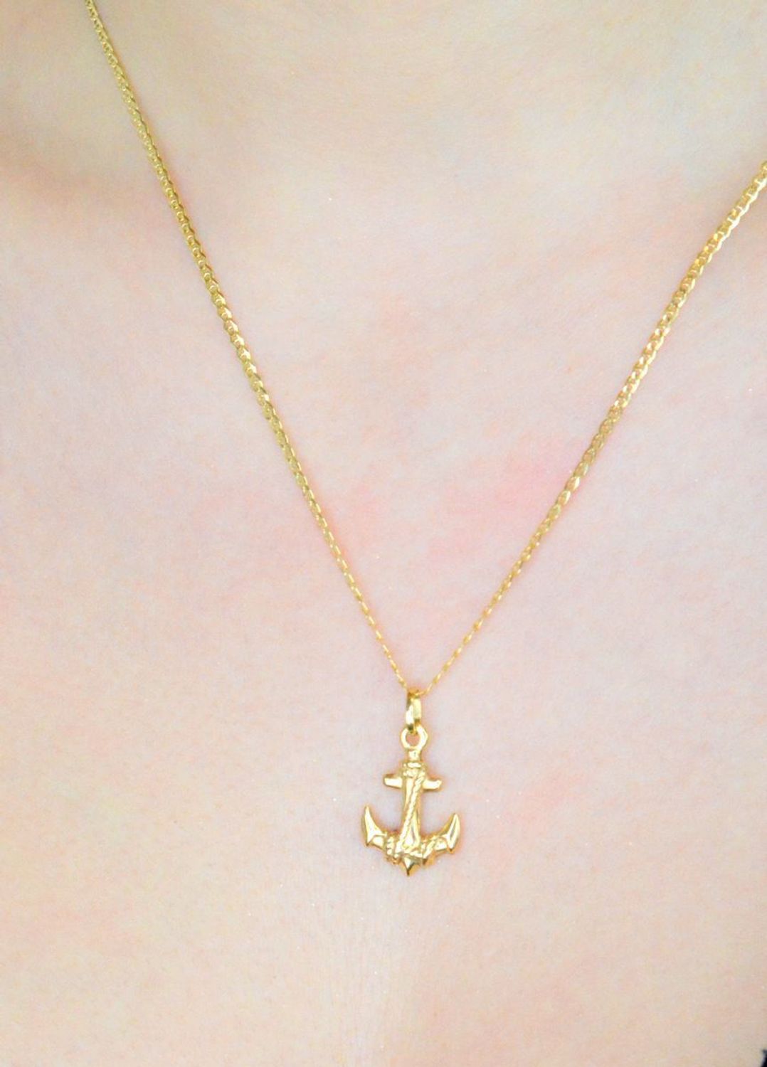 Zawieszka złota Kotwica, próba 585 ZA 2811 585. Kotwica złota Złota biżuteria próba 585. Biżuteria na prezent Zawieszka męska. Zawieszka damska. Kotwica biżuteria. Na prezent. 1.jpg